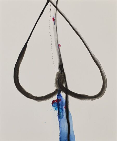 Un cuore per la cura (A Heart for Care) - Mixed media on paper - 44x36.5 cm